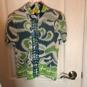 Luxury St John SoCo Embellished Sweater